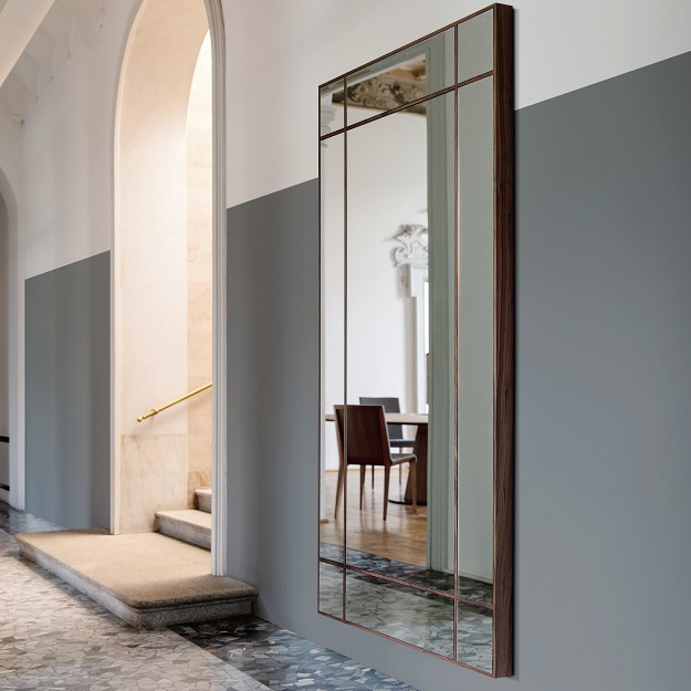 FOUR SEASONS QUADRATO MIRROR Four Seasons Square Mirror by Porada